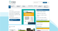 Desktop Screenshot of injep.fr